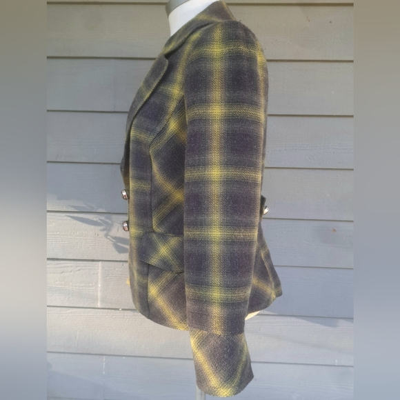 Chapter One Plaid Blazer - Picture 2 of 8